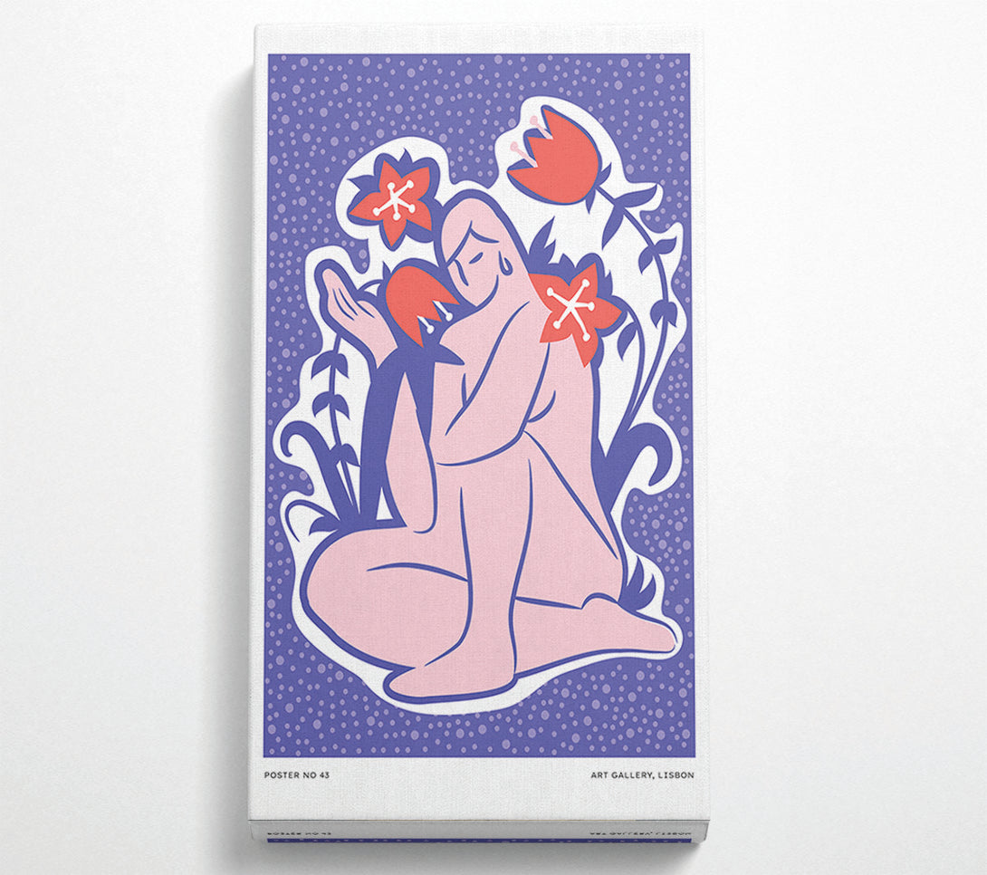  A Canvas Print of Lilac Woman Flower Canvas Print