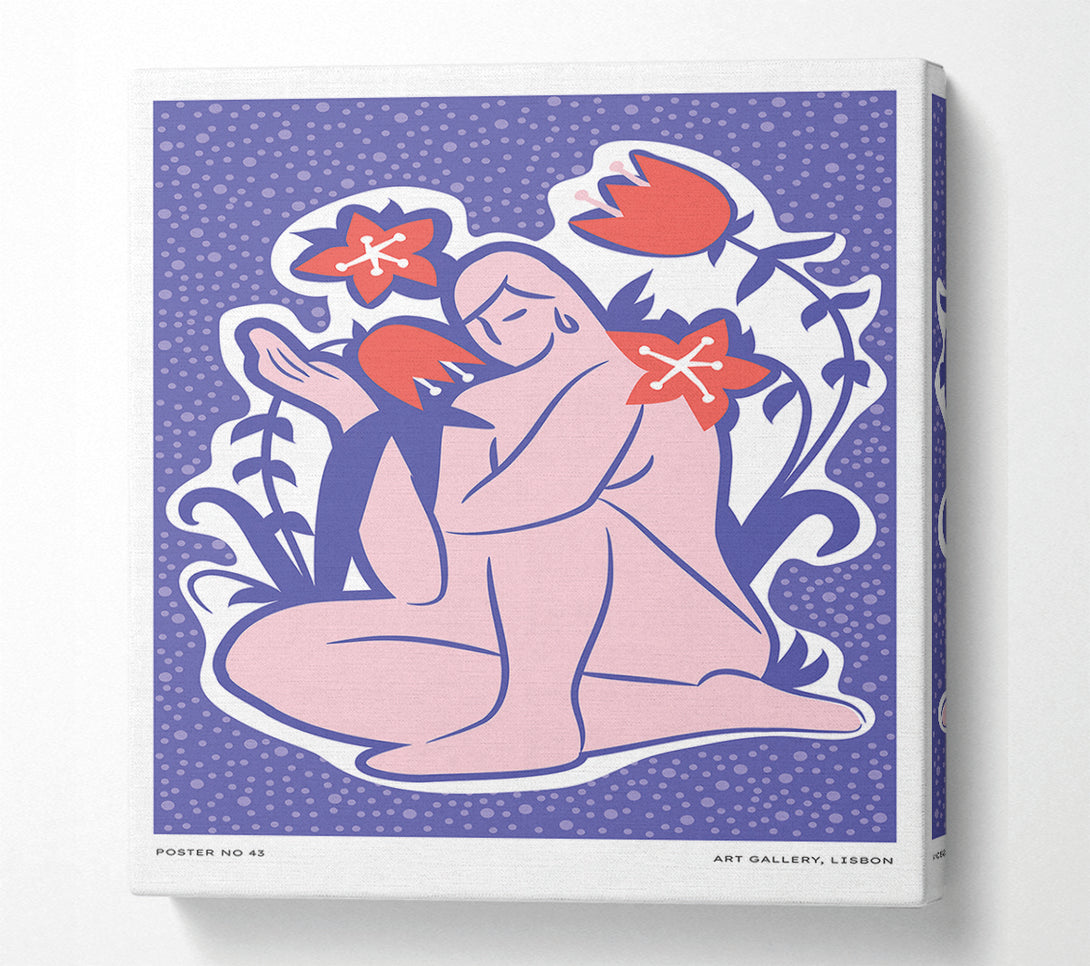  A Canvas Print of Lilac Woman Flower Canvas Print