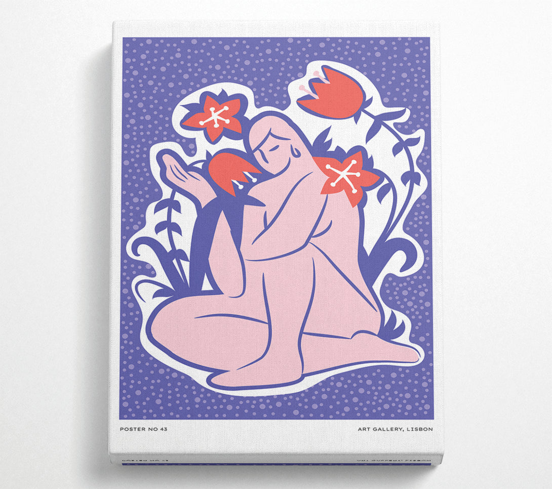  A Canvas Print of Lilac Woman Flower Canvas Print