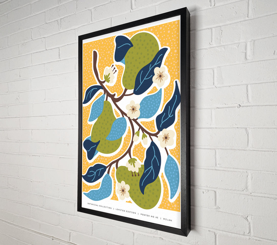  A Canvas Print of Branch Of Beautiful Blossons Canvas Wall Art