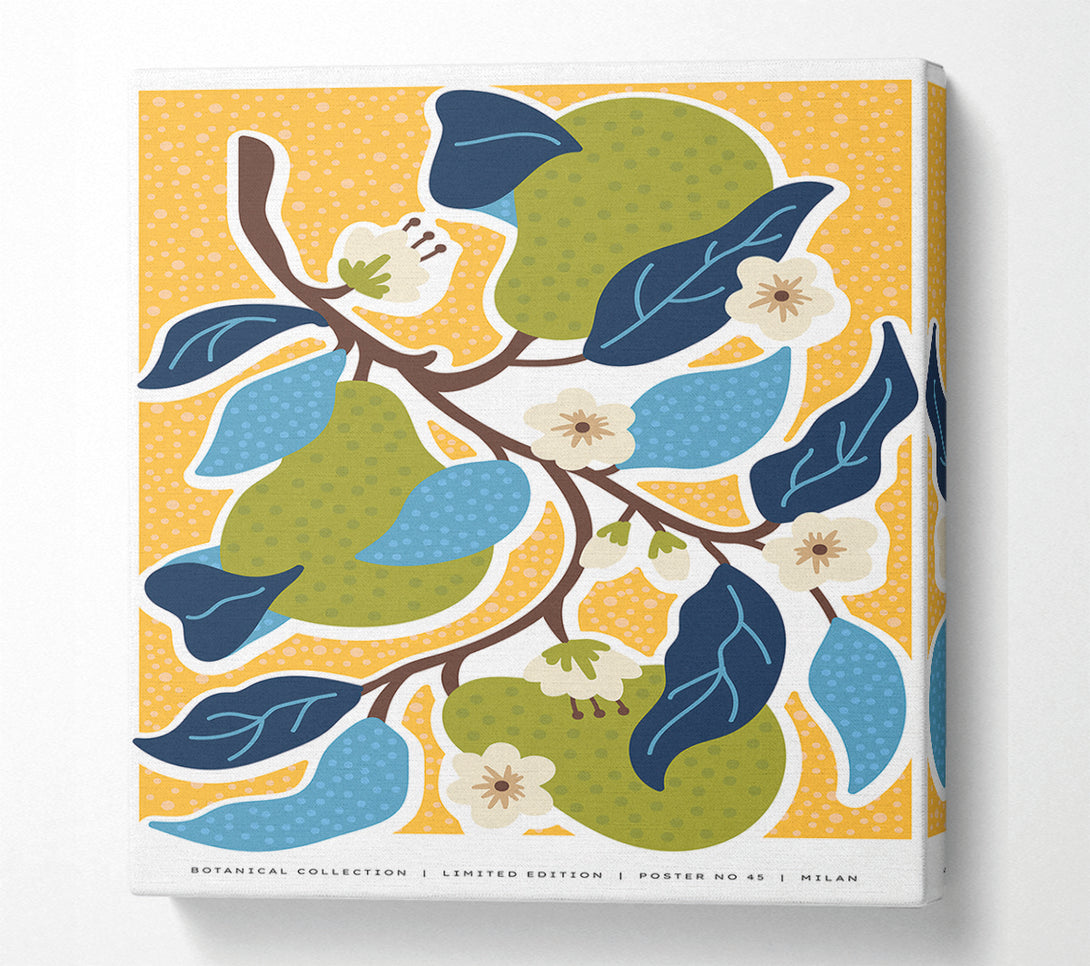  A Canvas Print of Branch Of Beautiful Blossons Canvas Wall Art