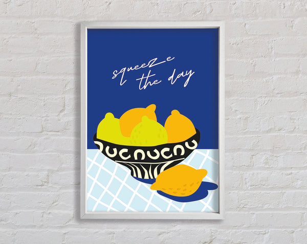 Squeeze The Day Framed Print