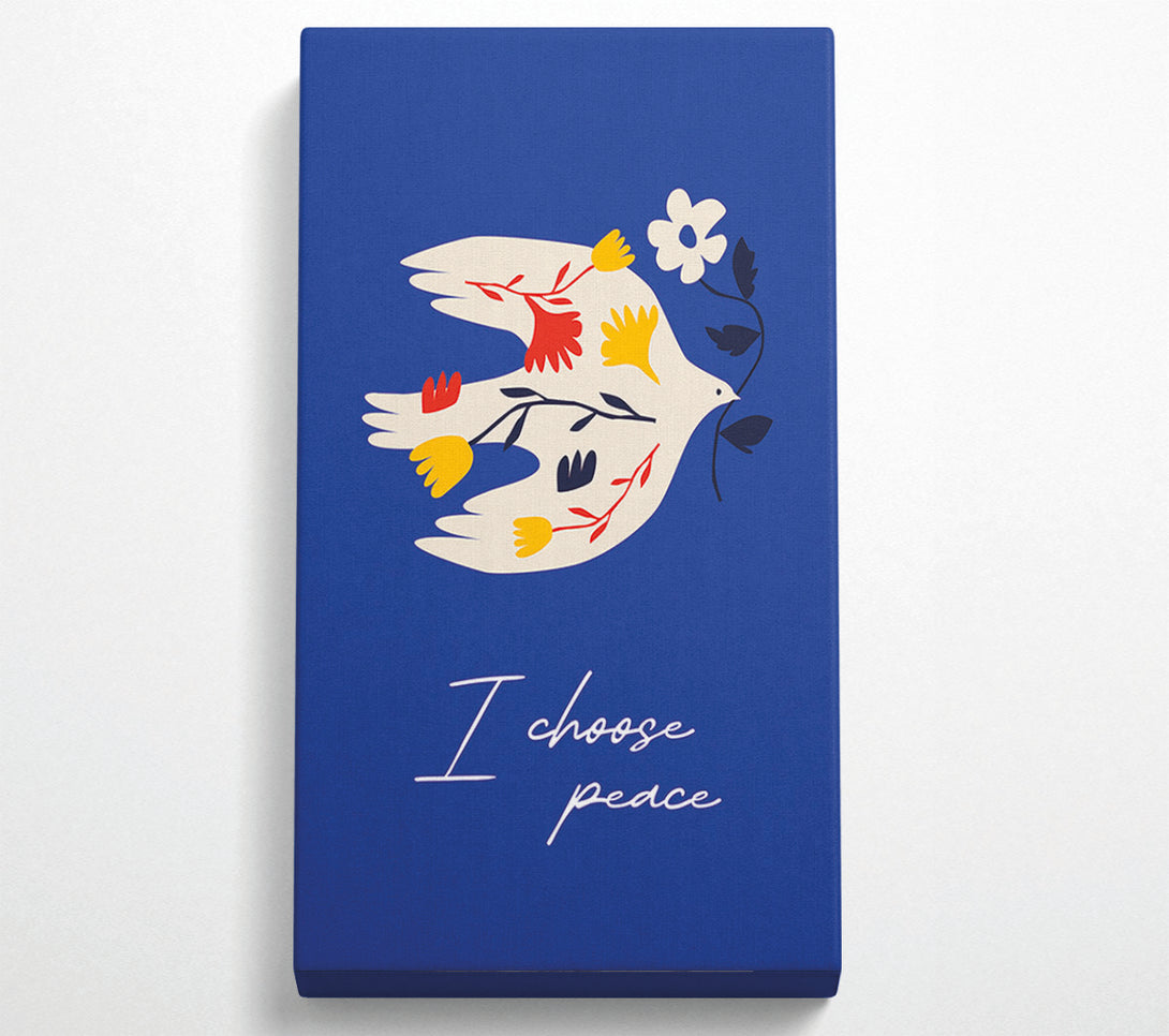  A Canvas Print of I Choose Peace Canvas Wall Art