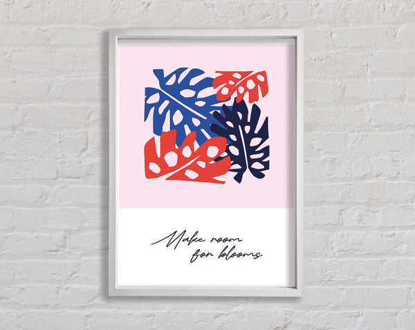 Make Room For Blooms Framed Print