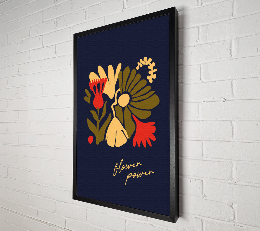  A Canvas Print of Flower Power Canvas Print