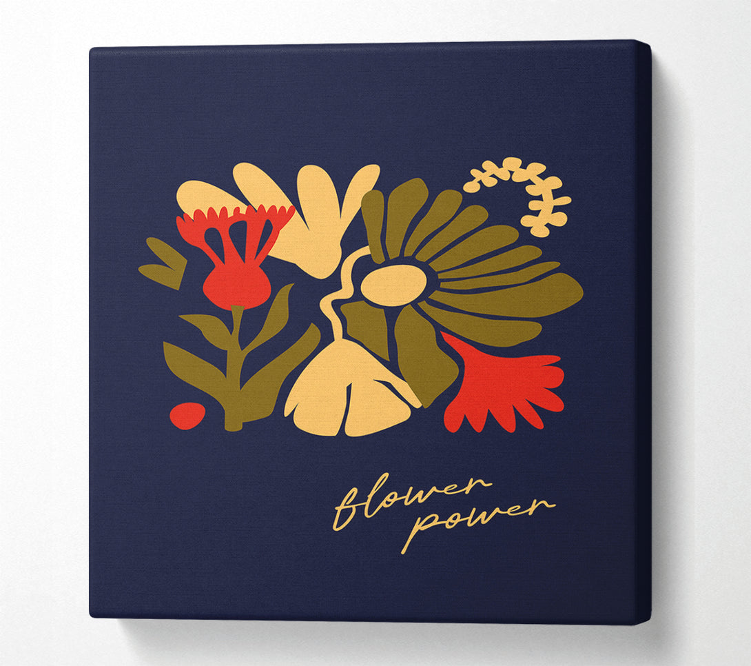  A Canvas Print of Flower Power Canvas Print