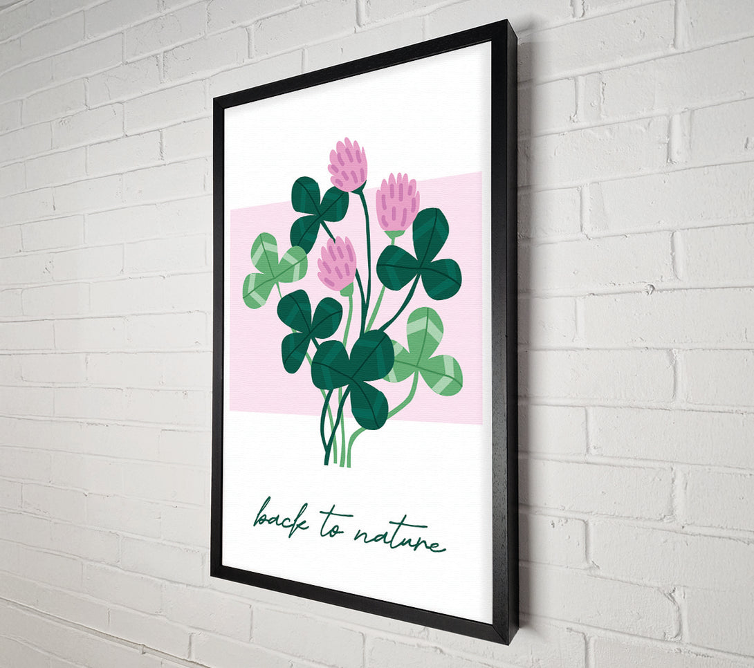  A Canvas Print of Back To Nature Flowers Canvas Art