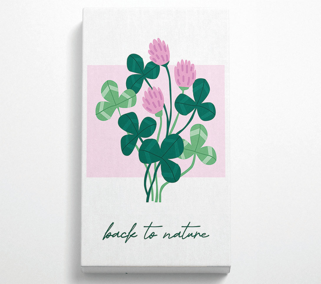  A Canvas Print of Back To Nature Flowers Canvas Art