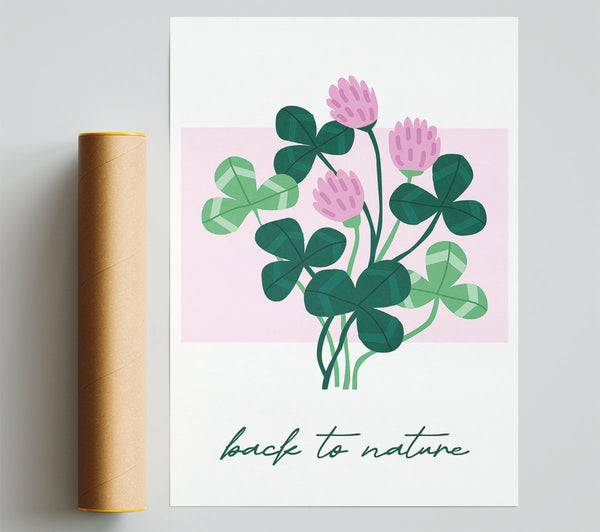 Back To Nature Flowers Giclee Print