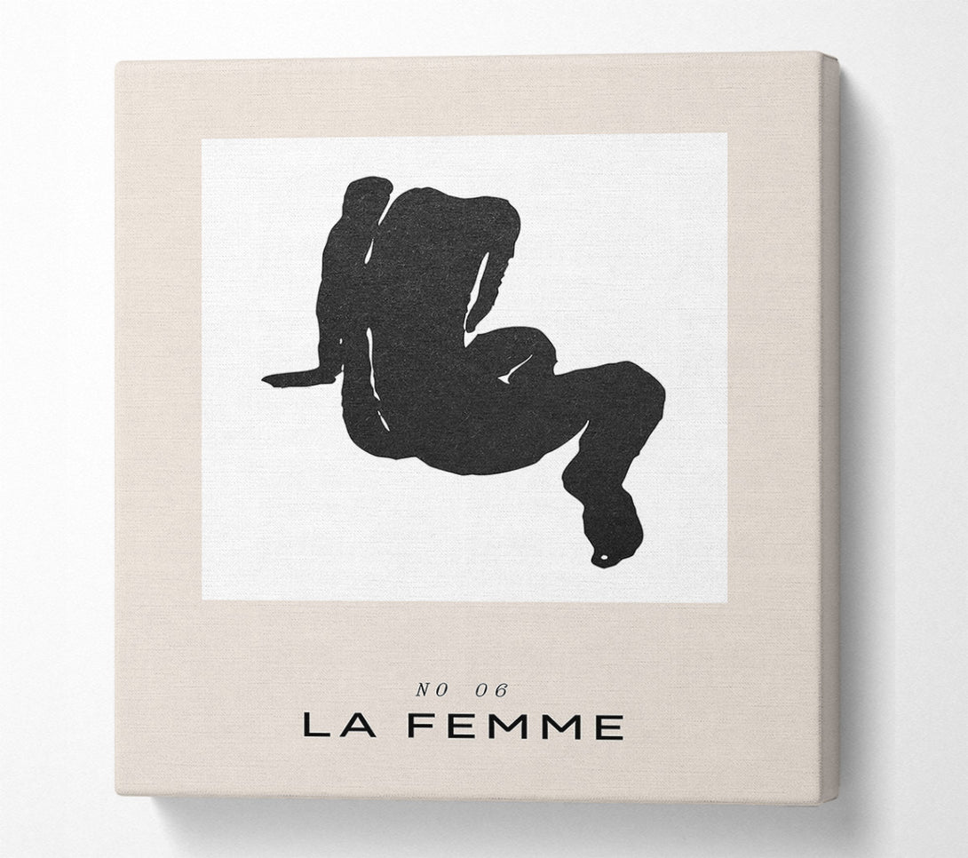  A Canvas Print of La Femme Body Canvas Wall Art
