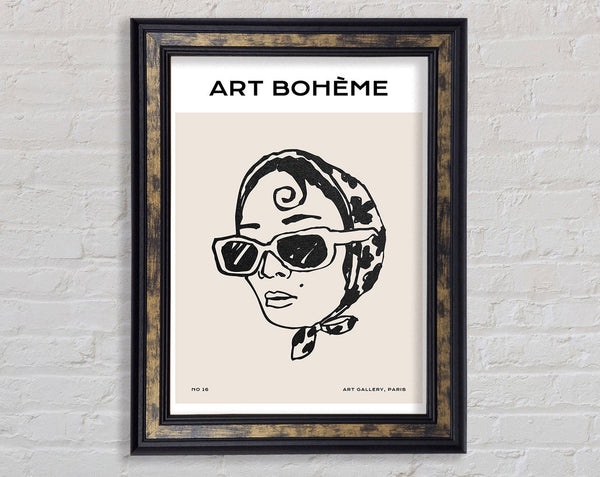 Fashion Lady Framed Print