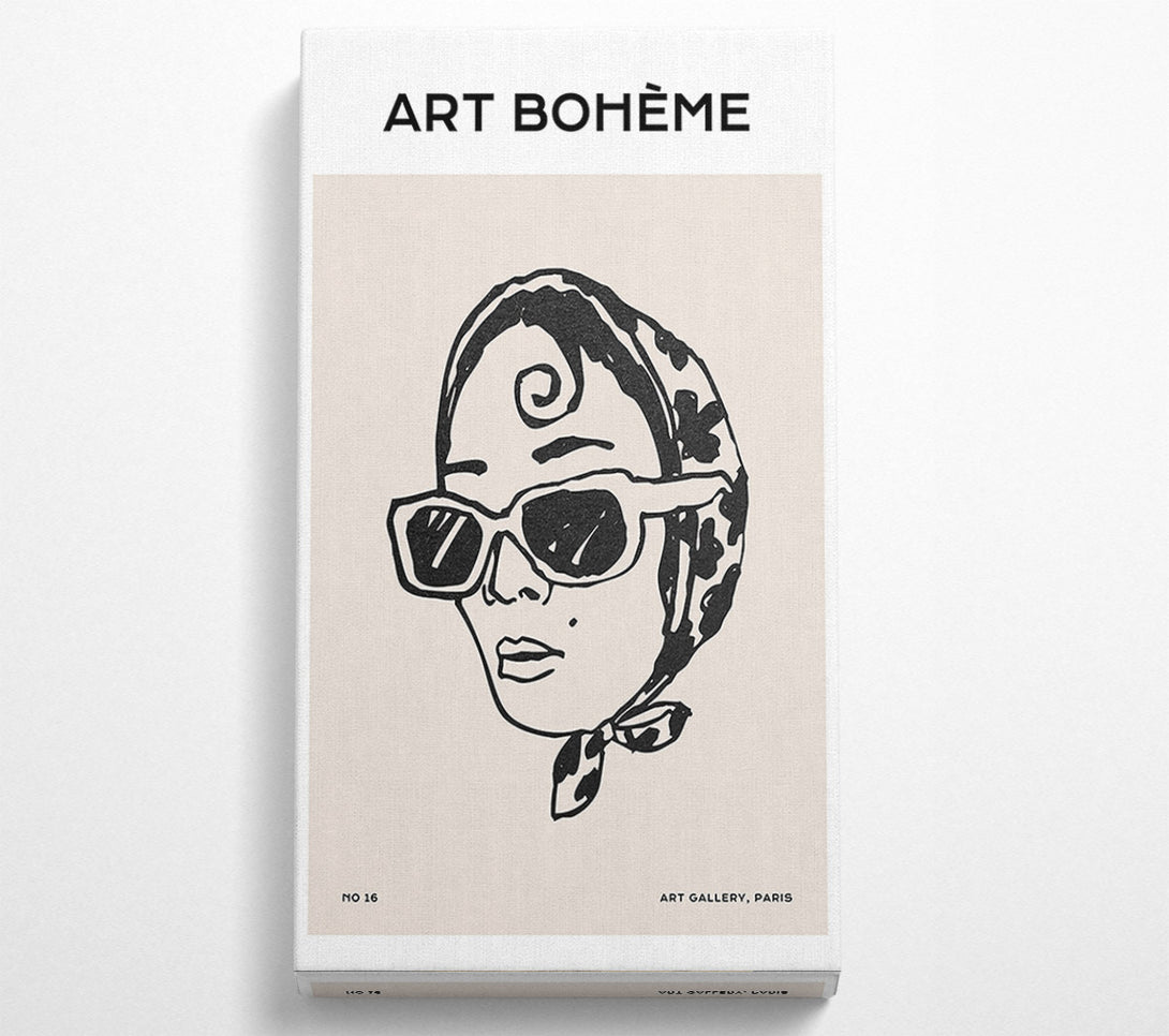  A Canvas Print of Fashion Lady Canvas Print