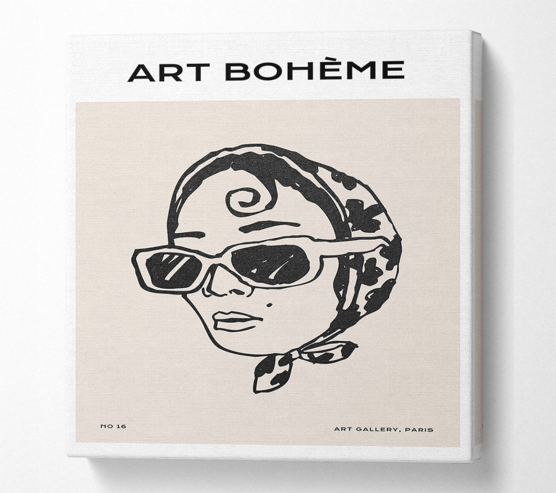  A Canvas Print of Fashion Lady Canvas Print