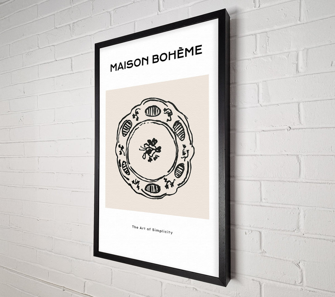  A Canvas Print of China Plate Canvas Art
