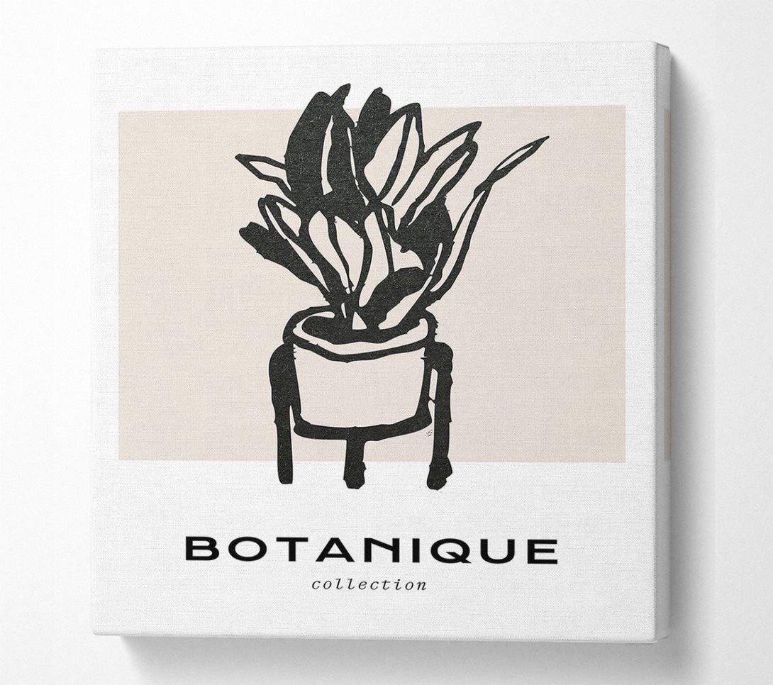  A Canvas Print of Botanique Flower Vase Canvas Print