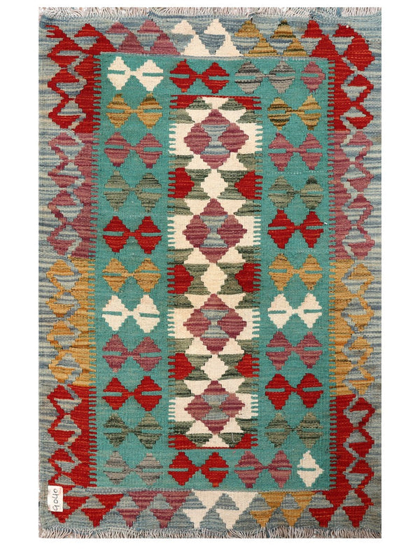 Maimana Afghanistan Kilim Rug - 127 x 82 cm