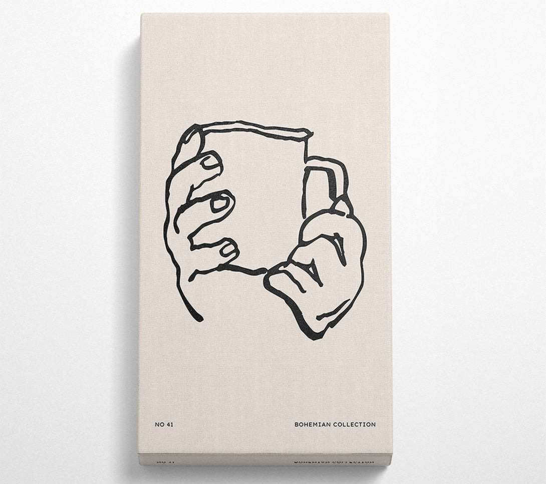  A Canvas Print of Cup In Hands Canvas Art