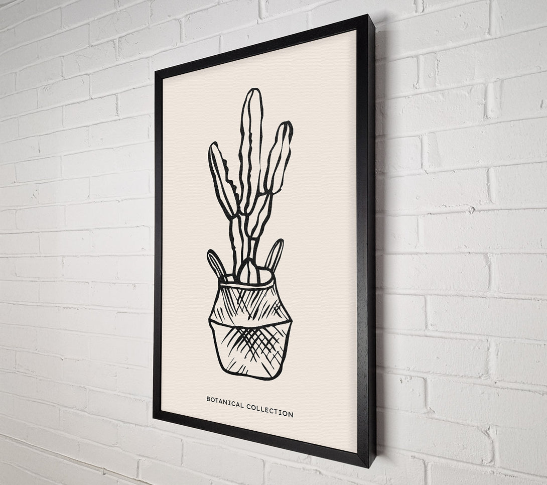  A Canvas Print of Cactus In A Pot Canvas Art