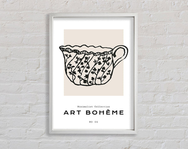 Vintage Cup Of Tea Framed Print