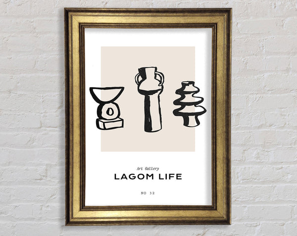 Ceramic Art Framed Print