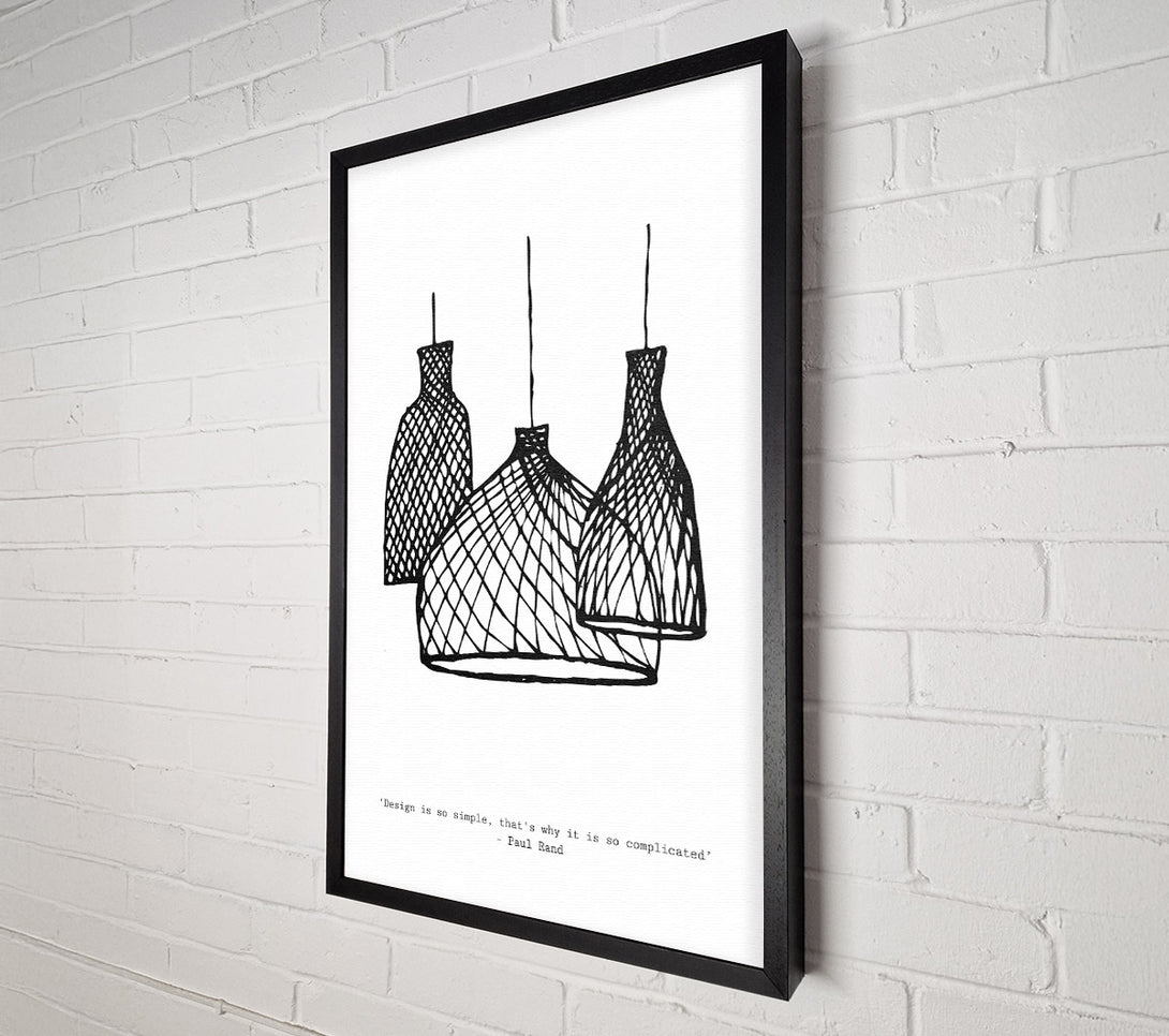  A Canvas Print of Trio Of Lampshades Canvas Art