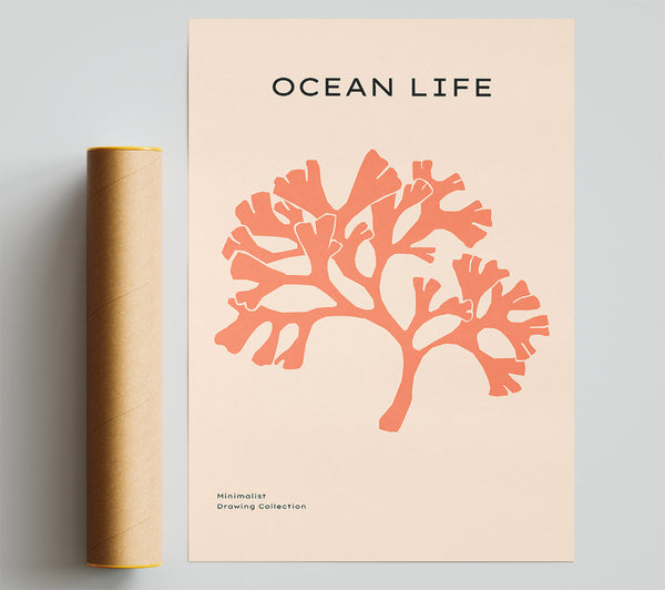 Orange Coral Tree Giclee Print