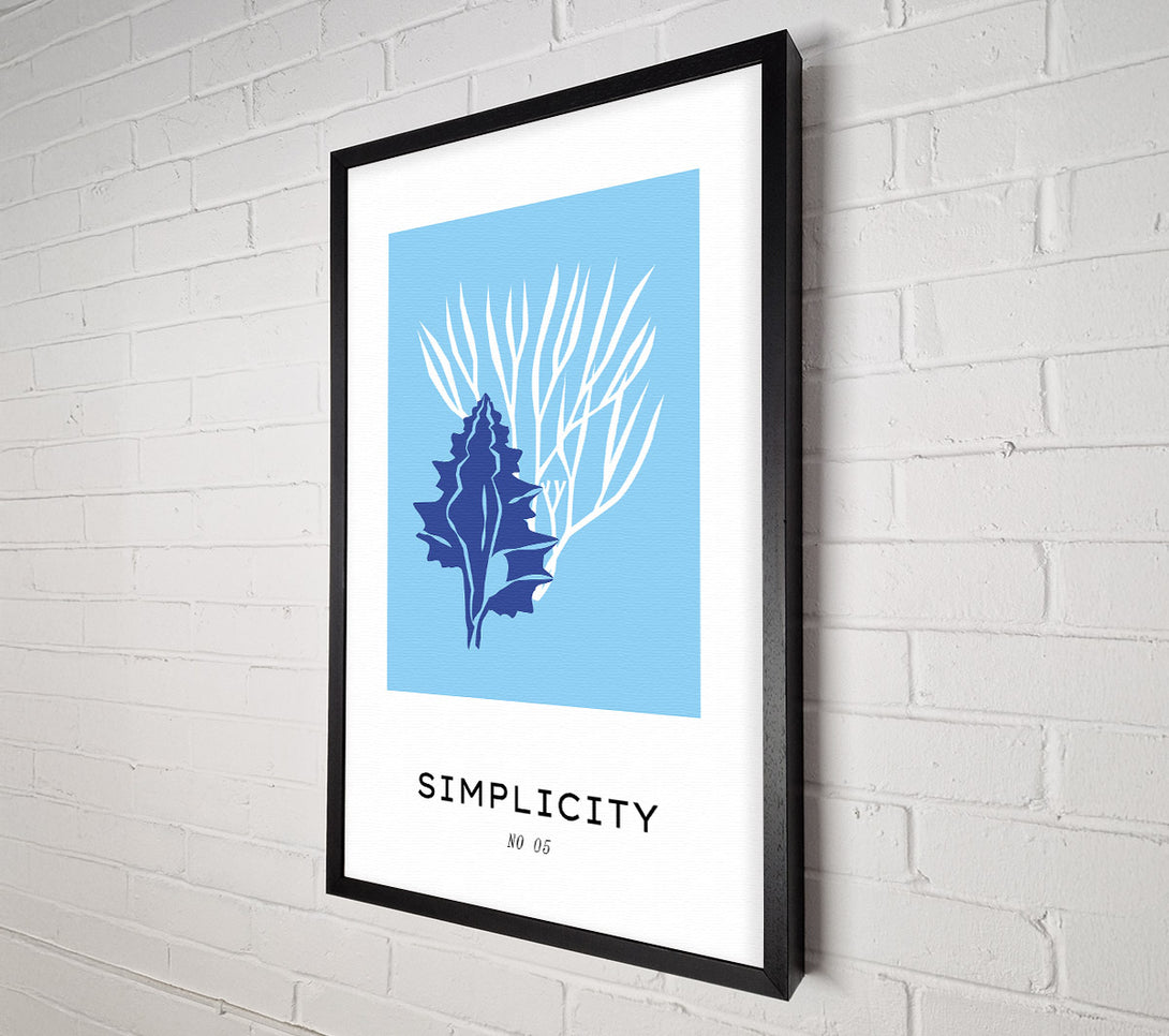  A Canvas Print of Simple Corals Canvas Wall Art