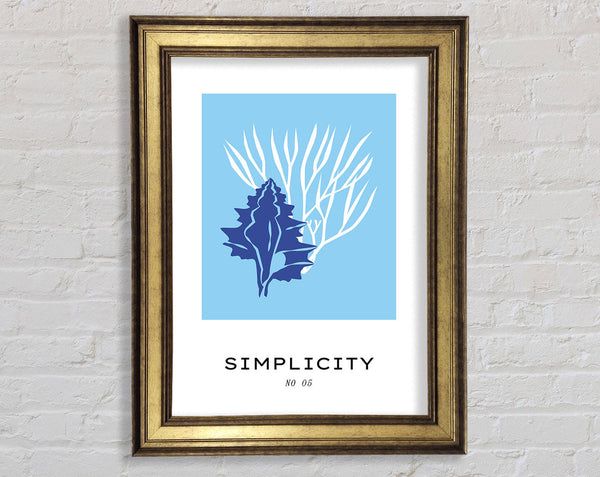 Simple Corals Framed Print