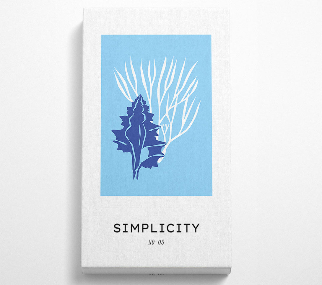  A Canvas Print of Simple Corals Canvas Wall Art