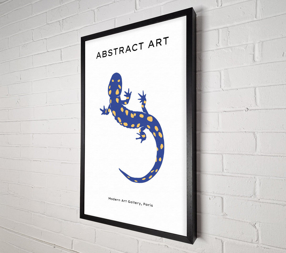  A Canvas Print of The Blue Gecko Canvas Print