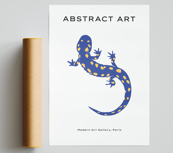 The Blue Gecko Poster