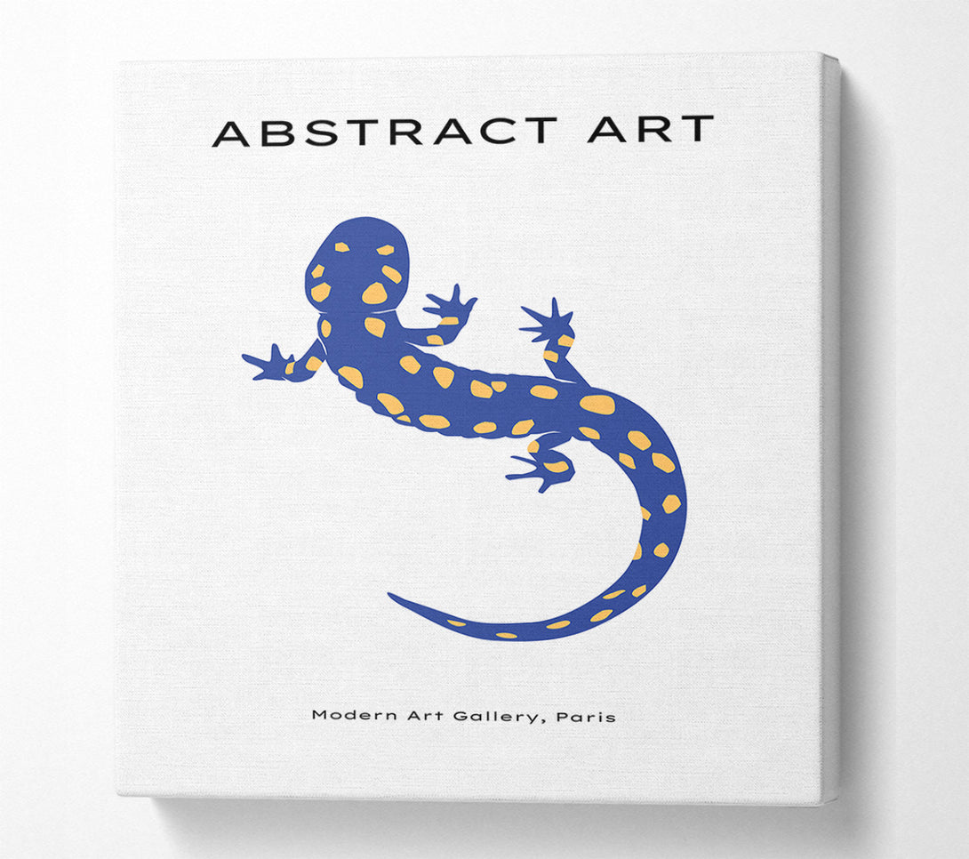  A Canvas Print of The Blue Gecko Canvas Print