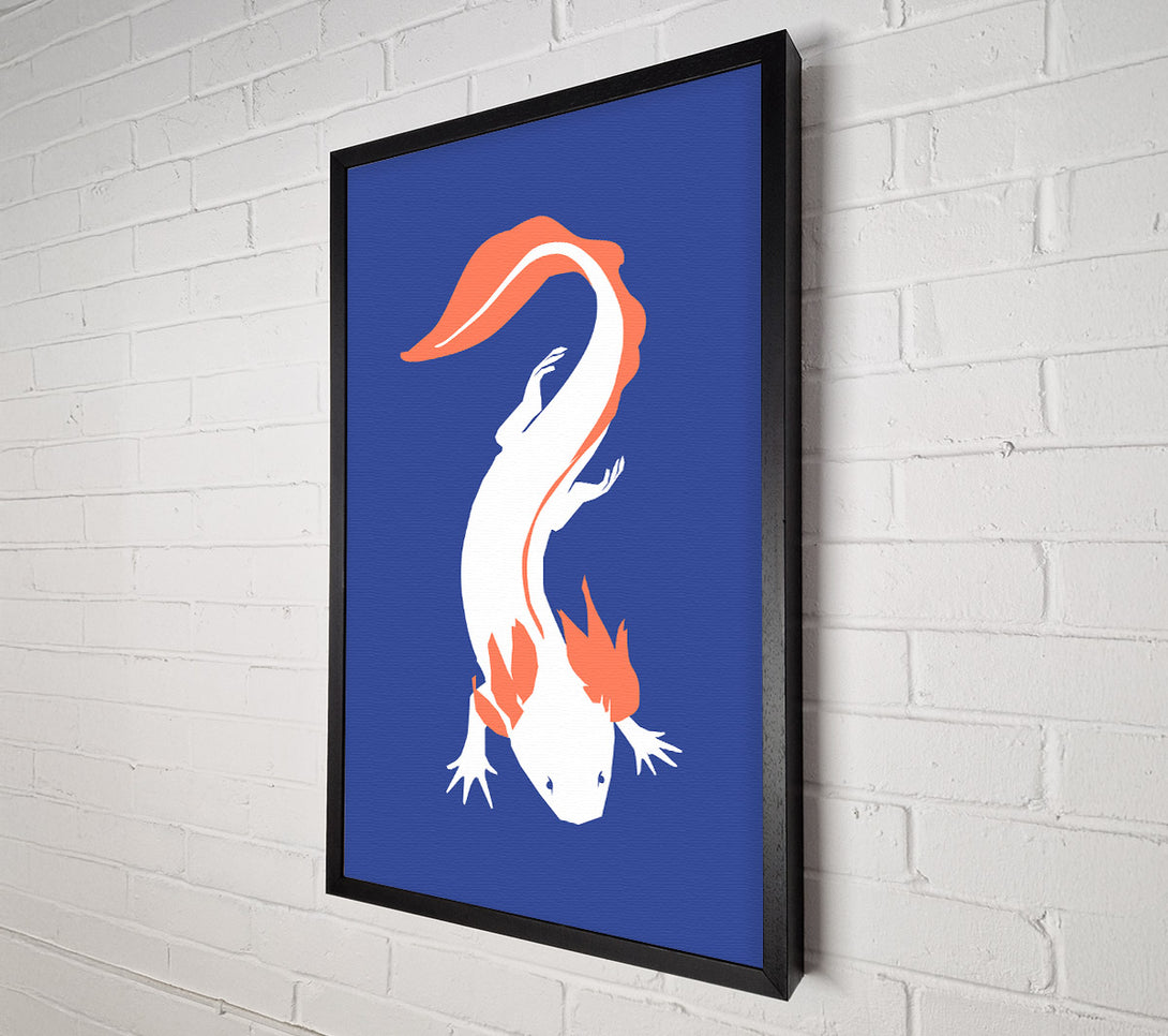  A Canvas Print of The Simple Salamanda Canvas Art