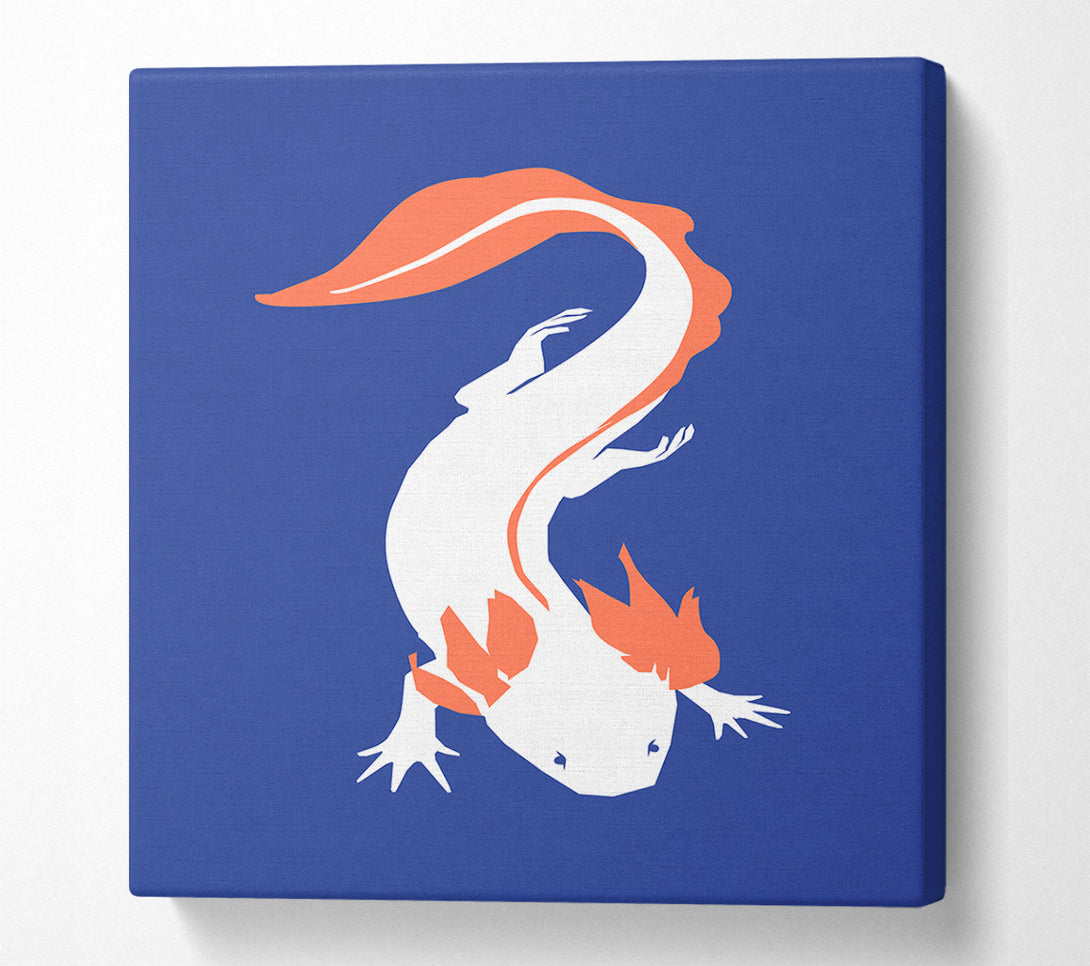  A Canvas Print of The Simple Salamanda Canvas Art