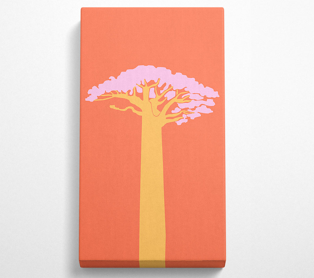  A Canvas Print of African Tree Canvas Wall Art