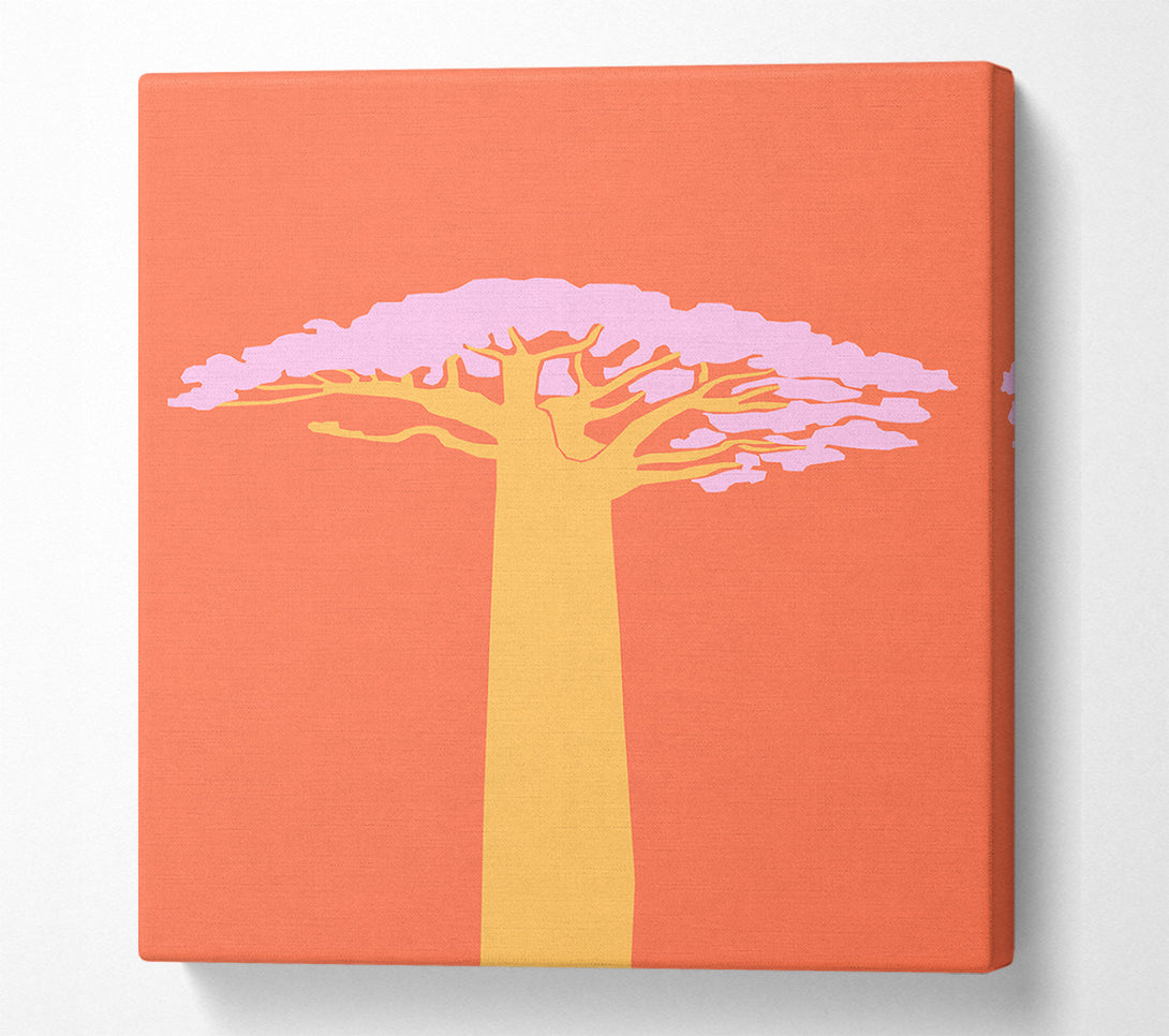  A Canvas Print of African Tree Canvas Wall Art