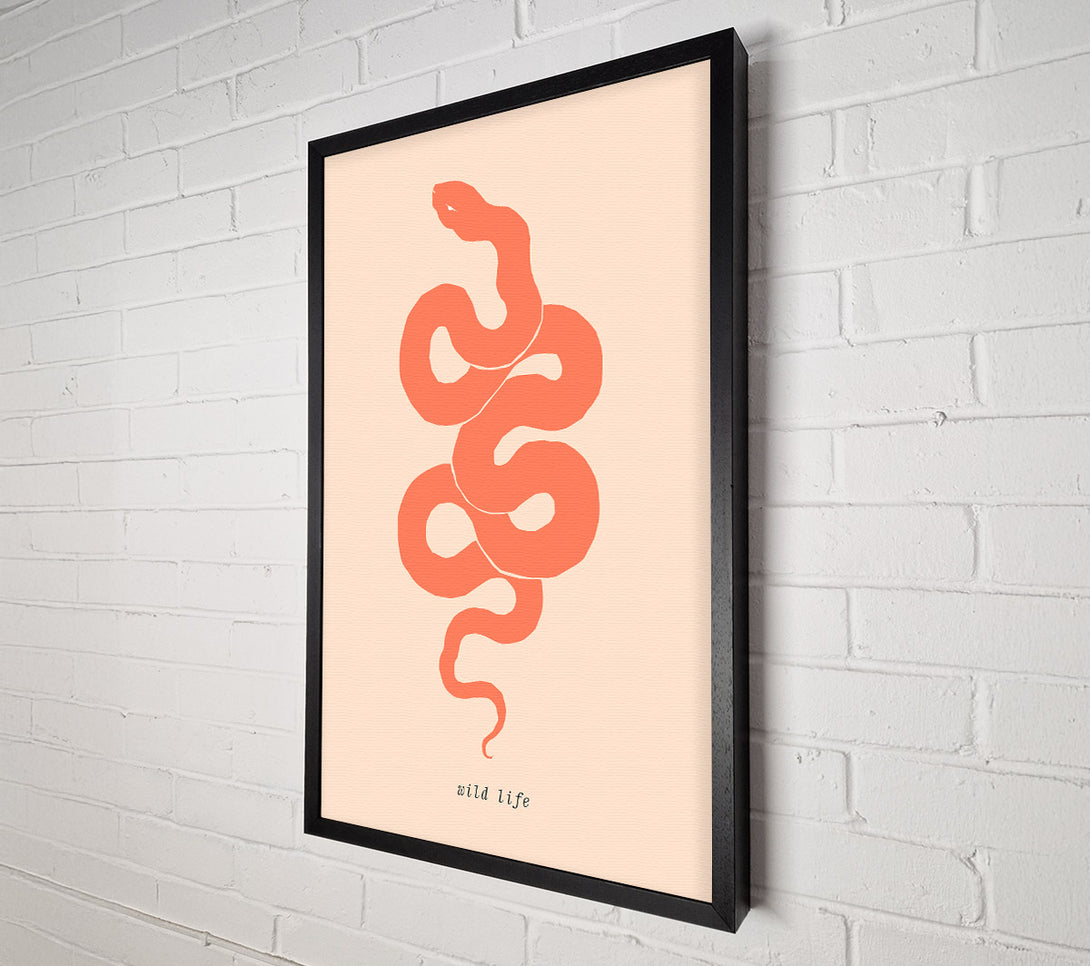  A Canvas Print of Flash Snake Canvas Art