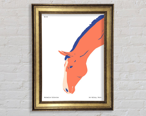 The Horse Bend Framed Print