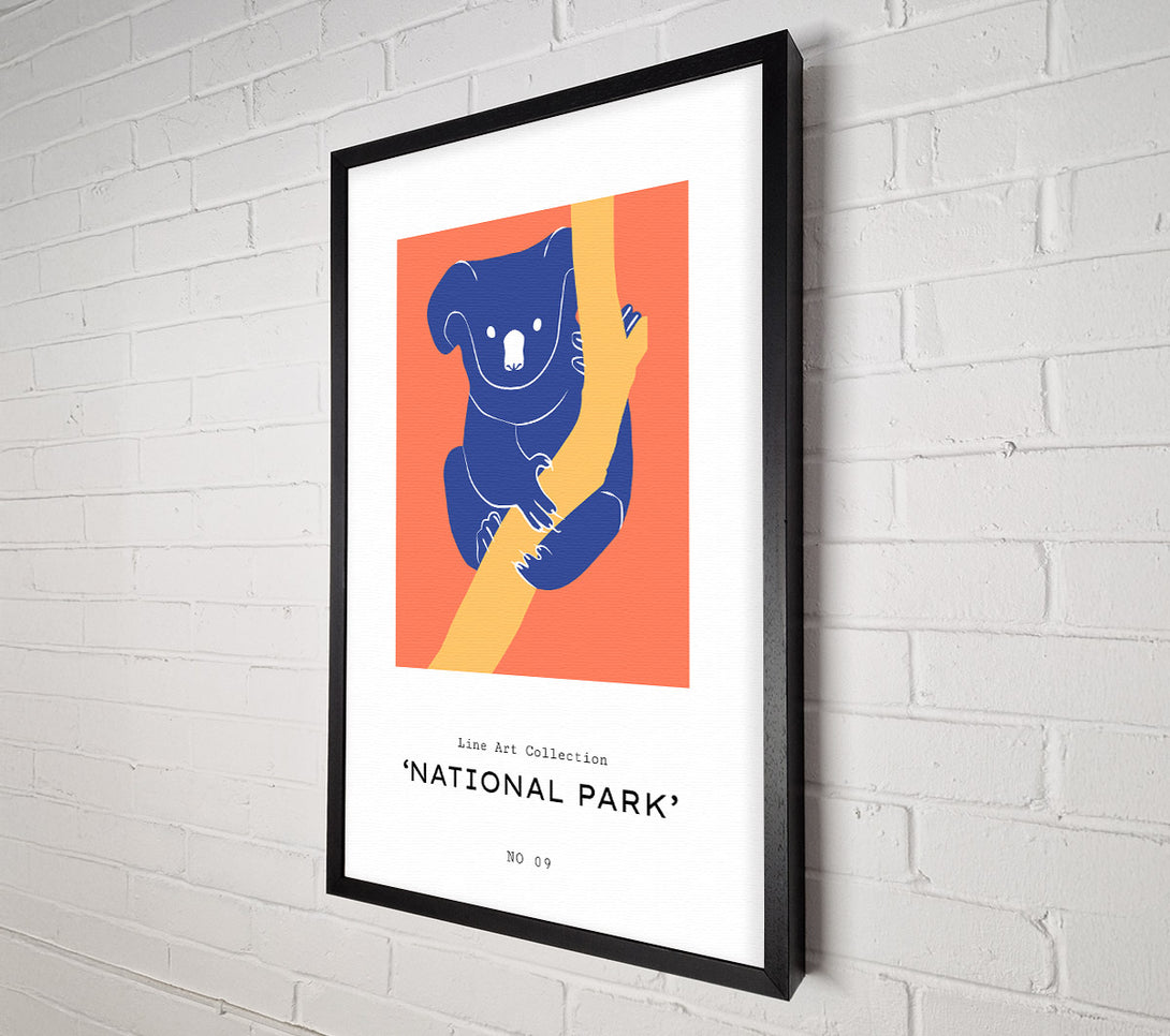  A Canvas Print of Koala On A Branch Canvas Wall Art