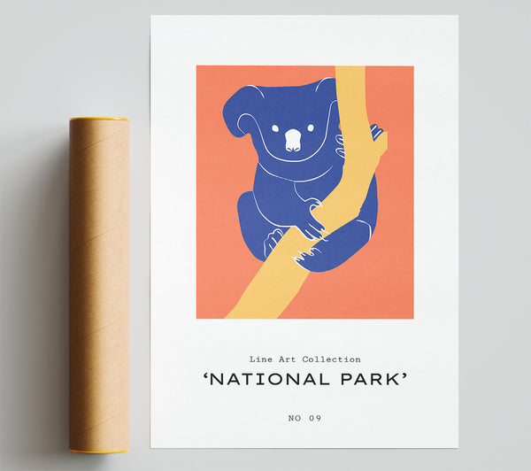 Koala On A Branch Giclee Print