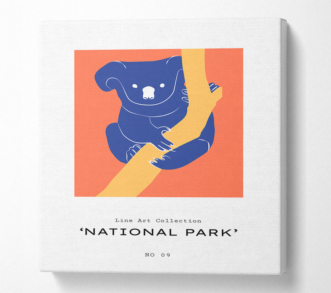  A Canvas Print of Koala On A Branch Canvas Wall Art