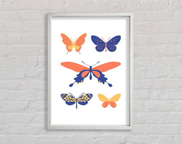 Modern Butterfly Framed Print