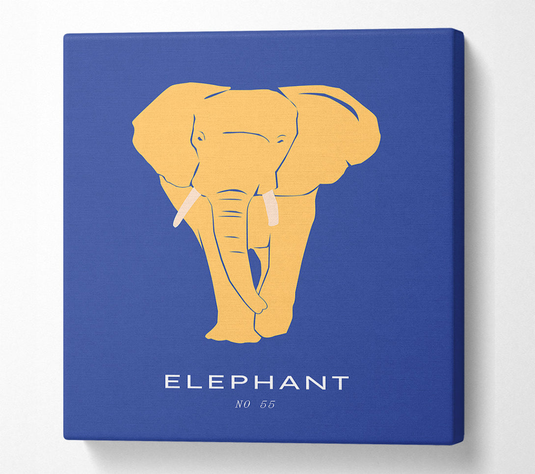  A Canvas Print of Bold Elephant Canvas Art
