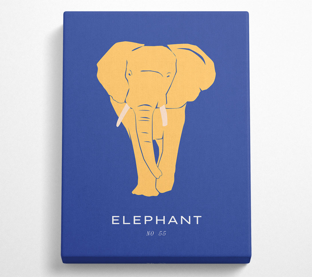  A Canvas Print of Bold Elephant Canvas Art