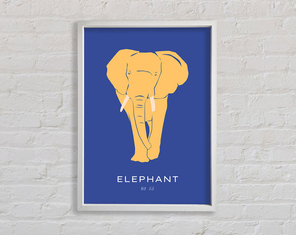 Bold Elephant Framed Print