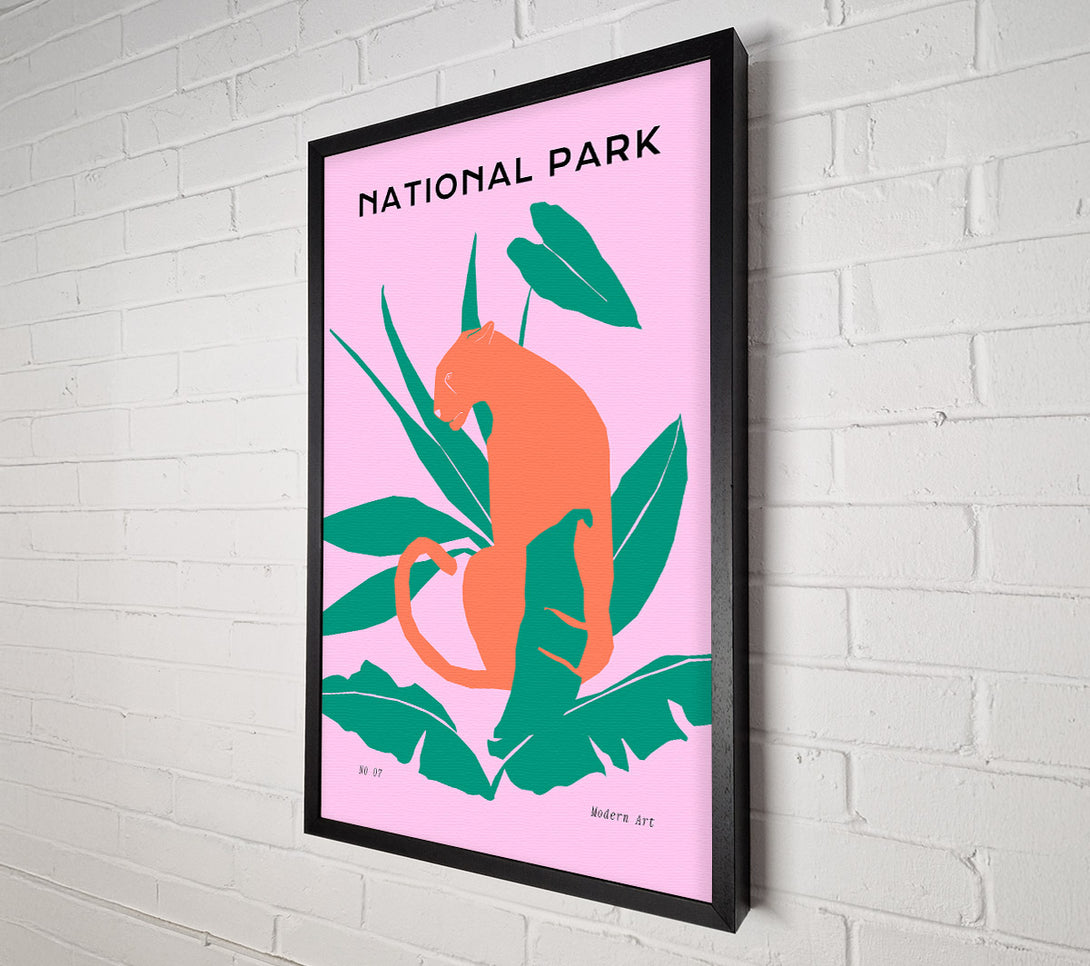 A Canvas Print of Jaguar In Wait Canvas Wall Art