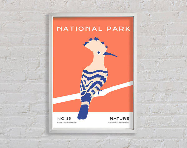 National Park Bird Framed Print