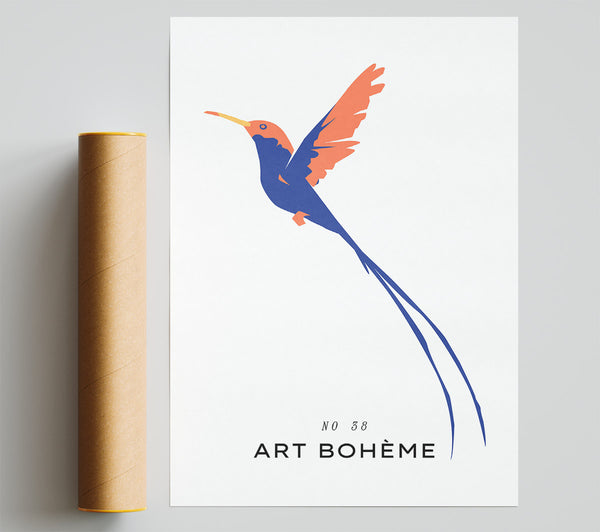 Hummingbird Flight Print