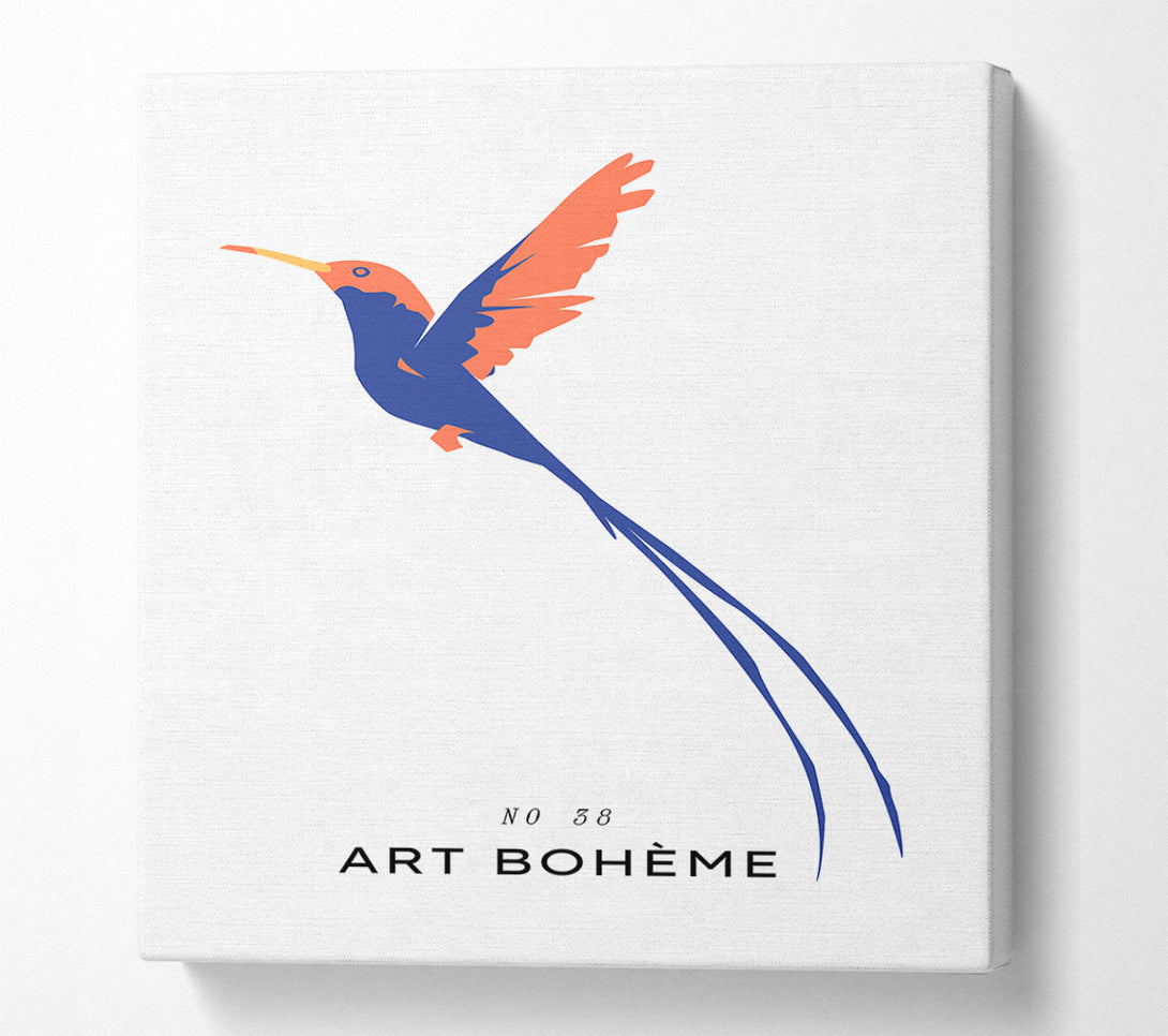  A Canvas Print of Hummingbird Flight Canvas Print