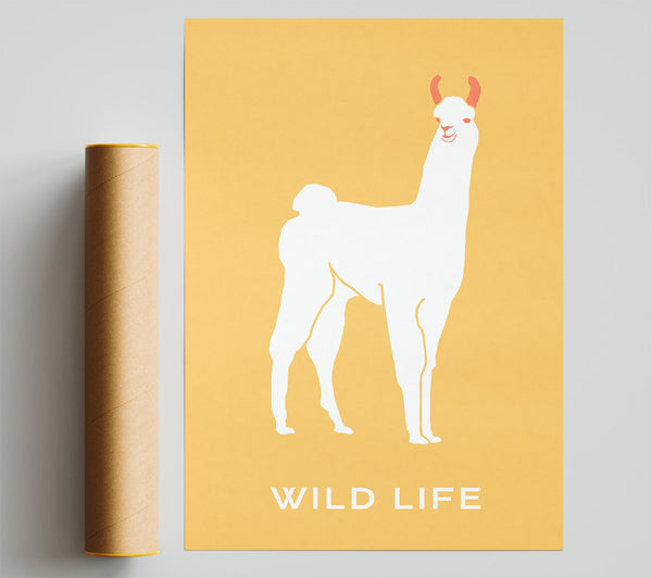 Alpaca Stance Print